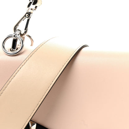 Vitello Liberty Lucido Metal Monster Eyes Studded Kan I Shoulder Bag Cuoio Bubblegum Light Blue