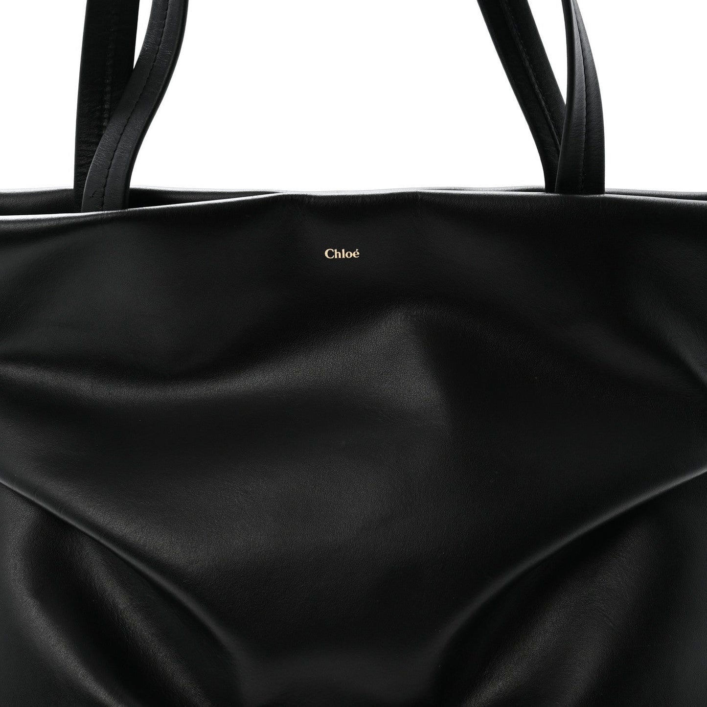 Calfskin Judy East West Tote Black