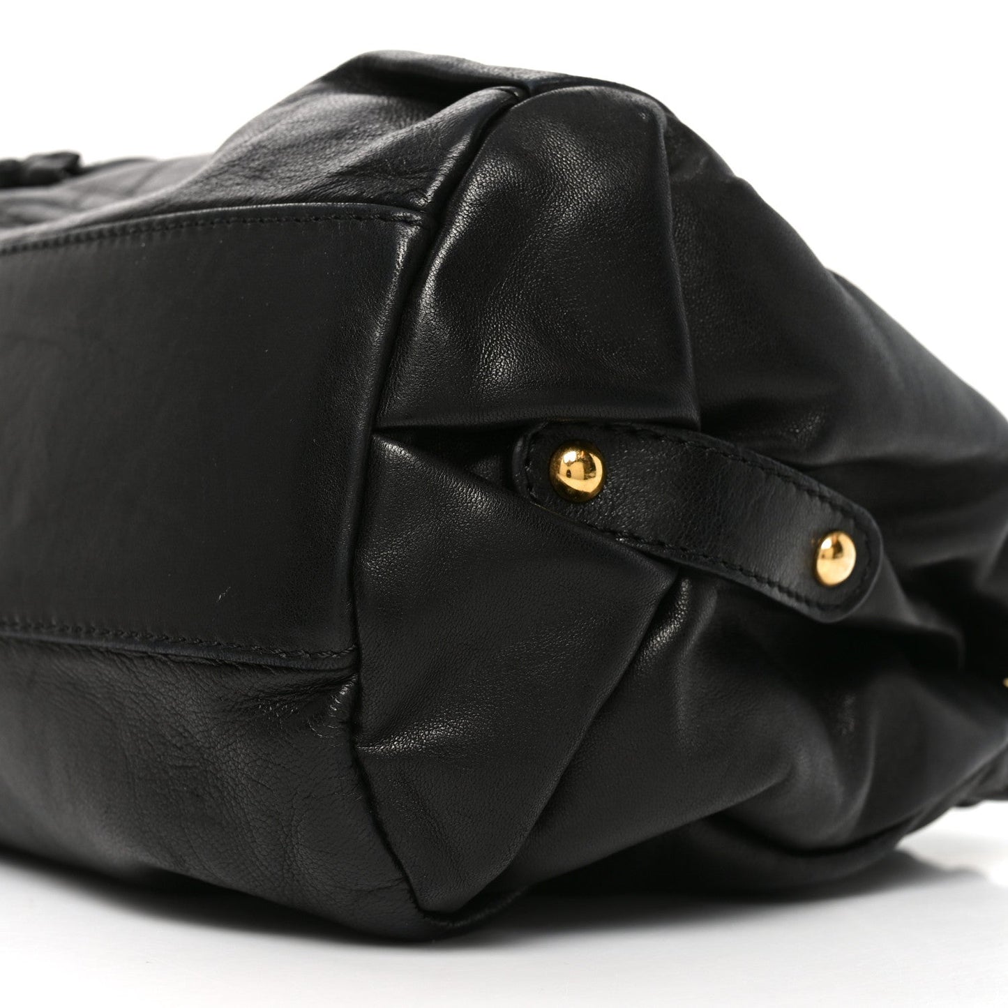 Nappa Jardin Rose Framed Duffel Black