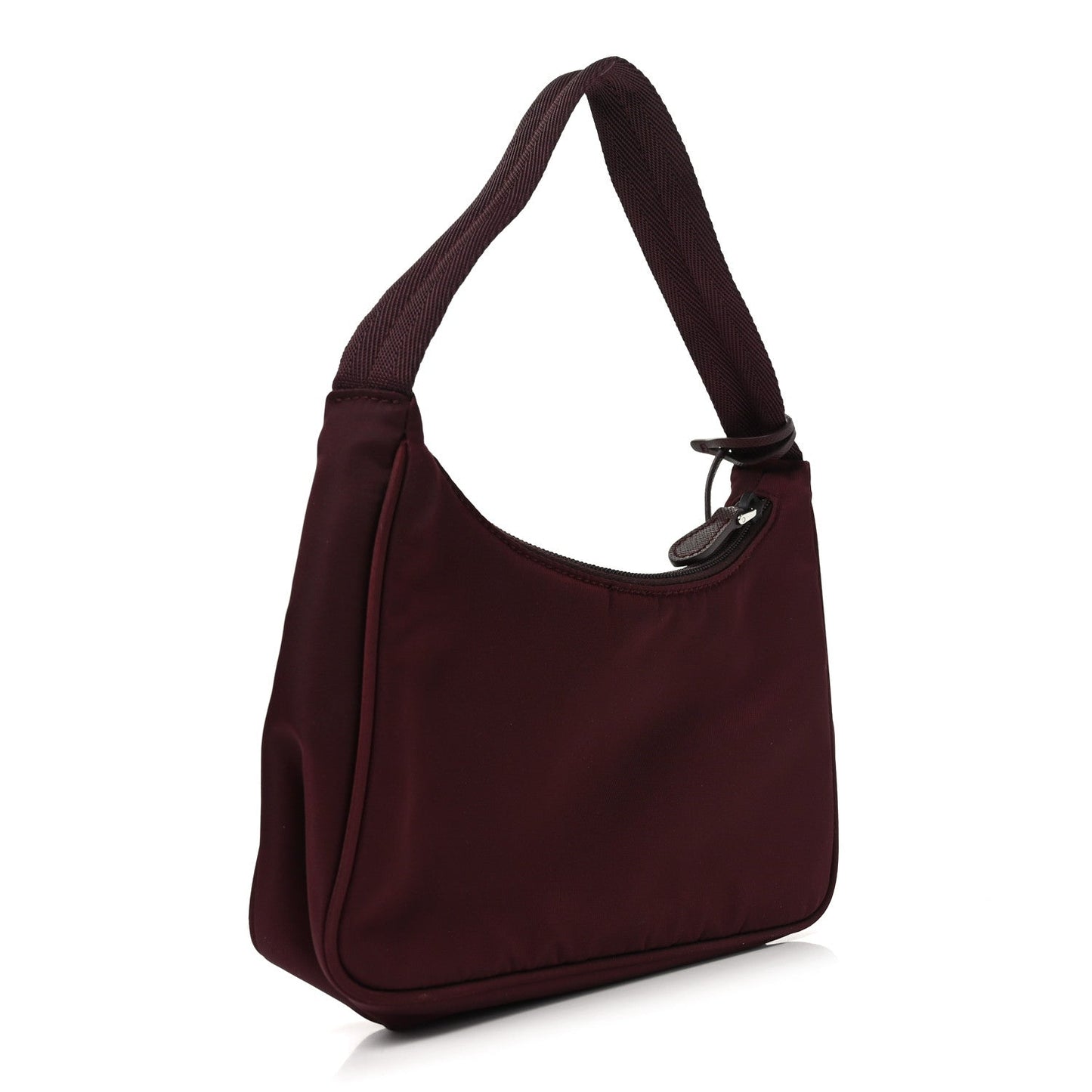Tessuto Nylon Saffiano Mini Re-Edition 2005 Bag Bordeaux