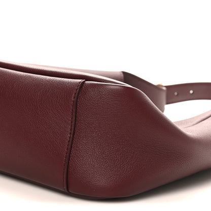 Smooth Calfskin Small Le 5 A 7 Soft Hobo Rouge Legion