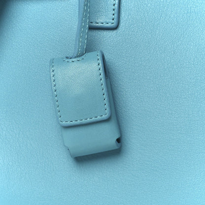 Calfskin Nano Sac De Jour Turquoise