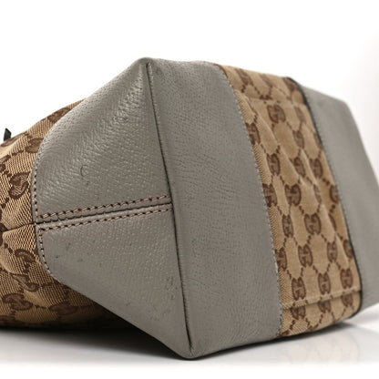 Monogram Medium Bree Foldover Tote Beige