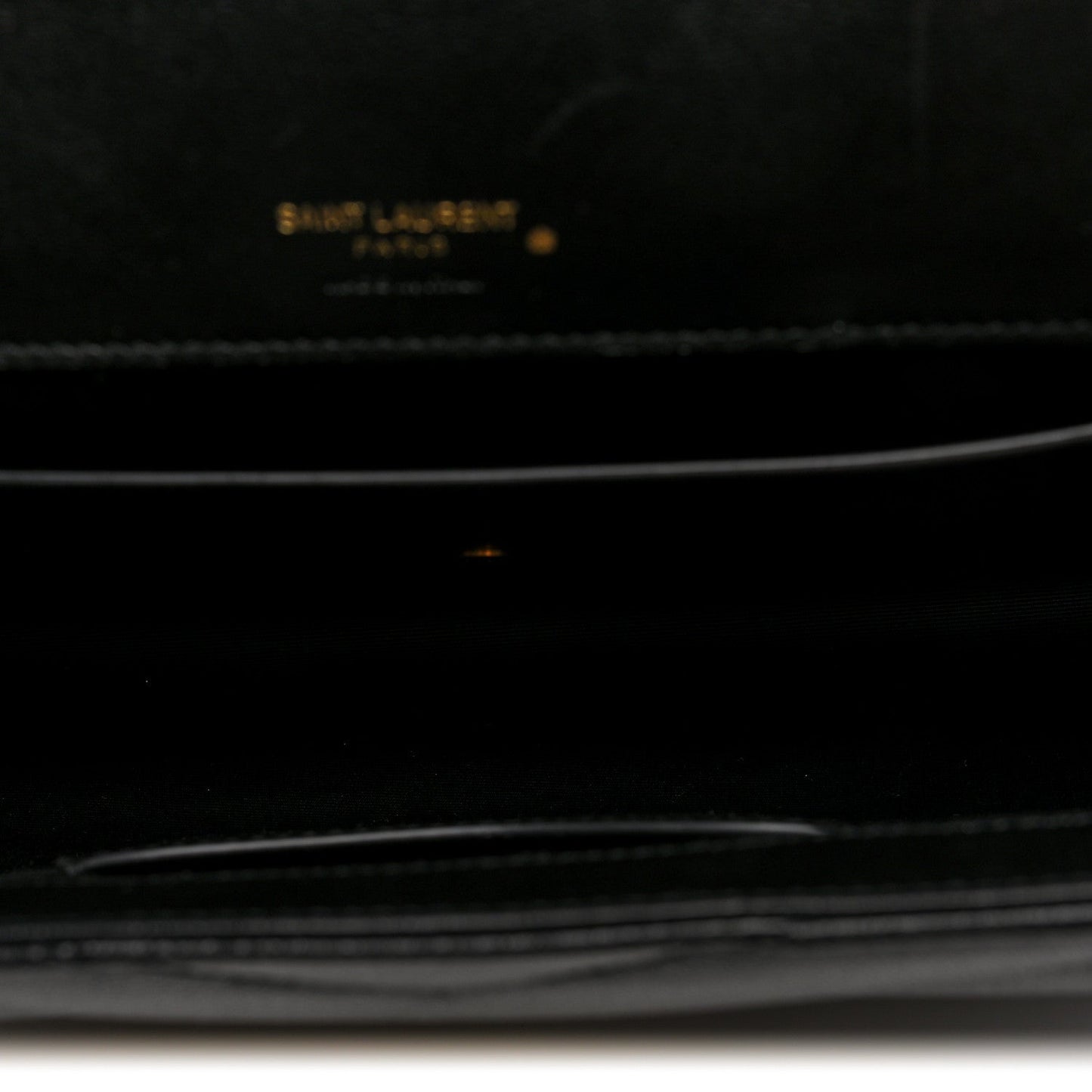 Lambskin Chevron Quilted Medium Loulou Black