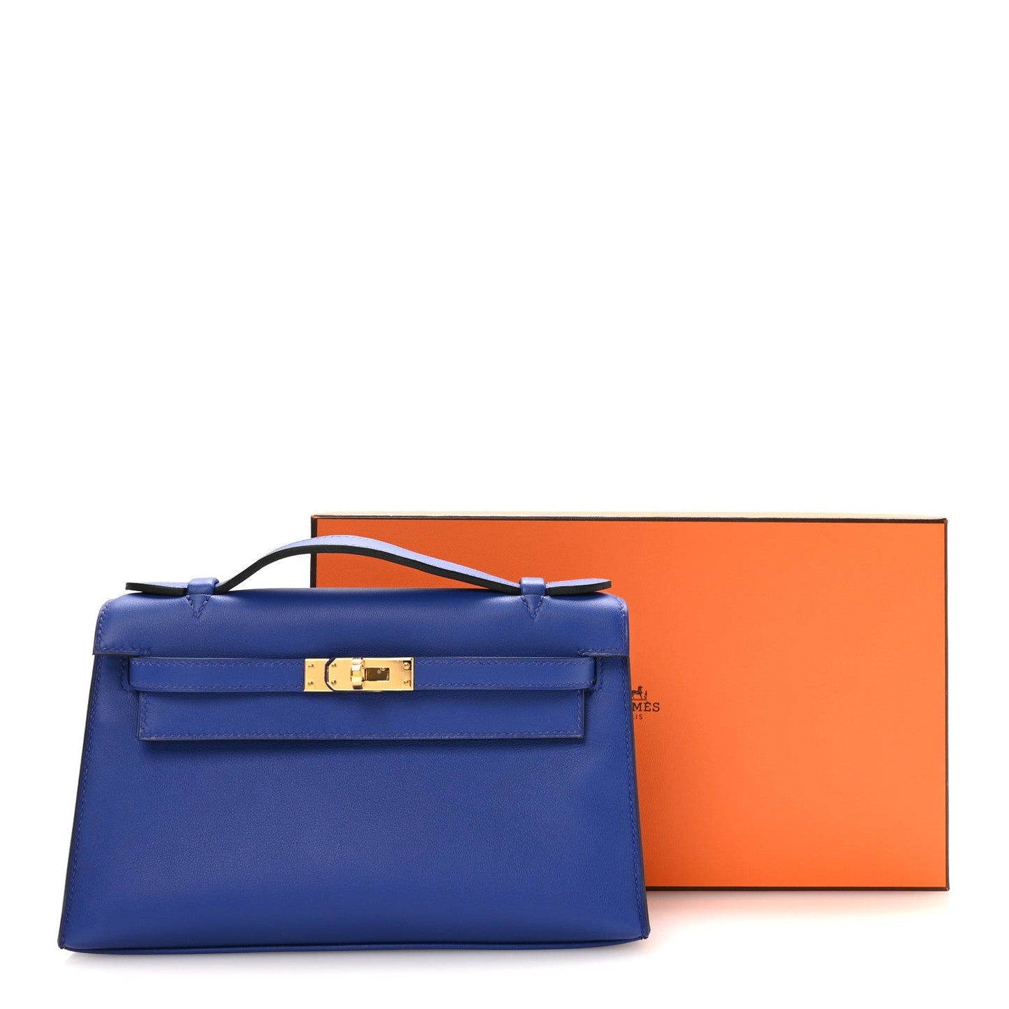 Swift Kelly Pochette Clutch Bleu Electrique