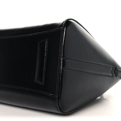 Shiny Lord Calfskin Small Antigona Black