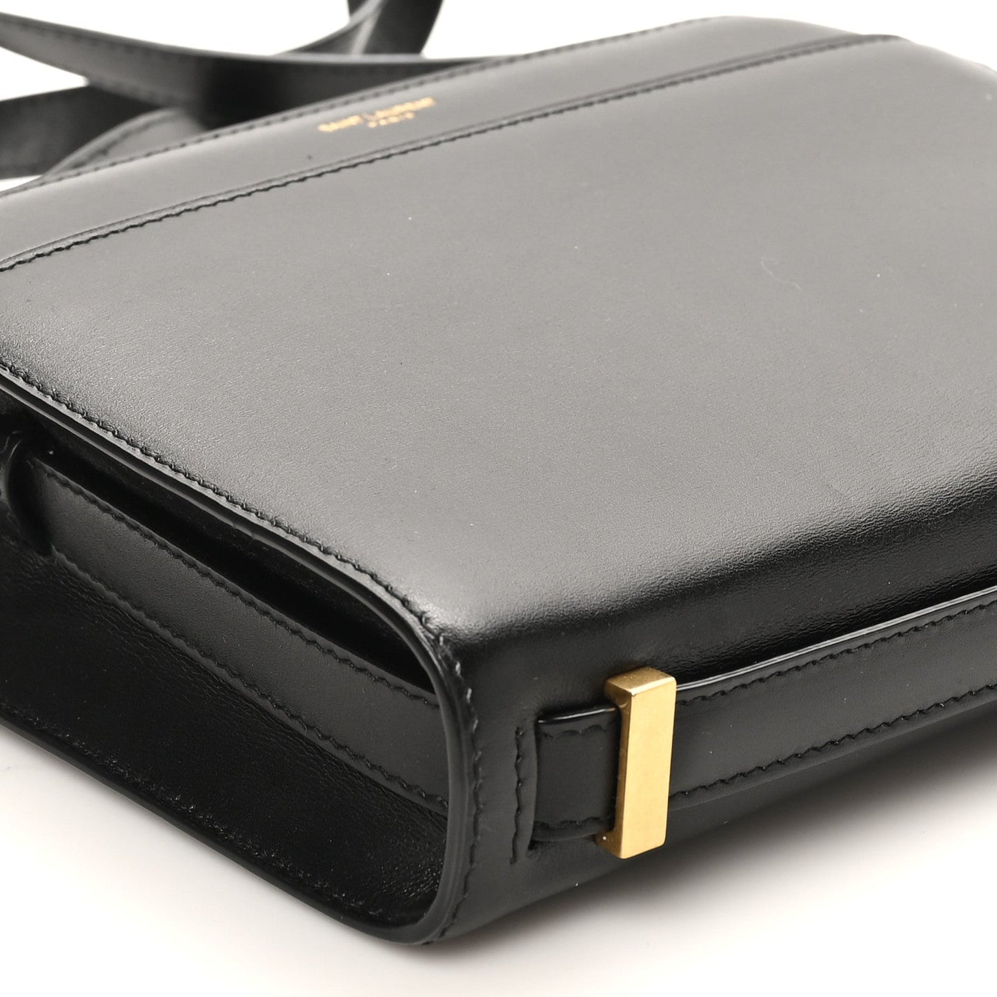 Calfskin Reverse Satchel Black