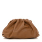 Smooth Butter Calf The Pouch Oversized Clutch Cammello