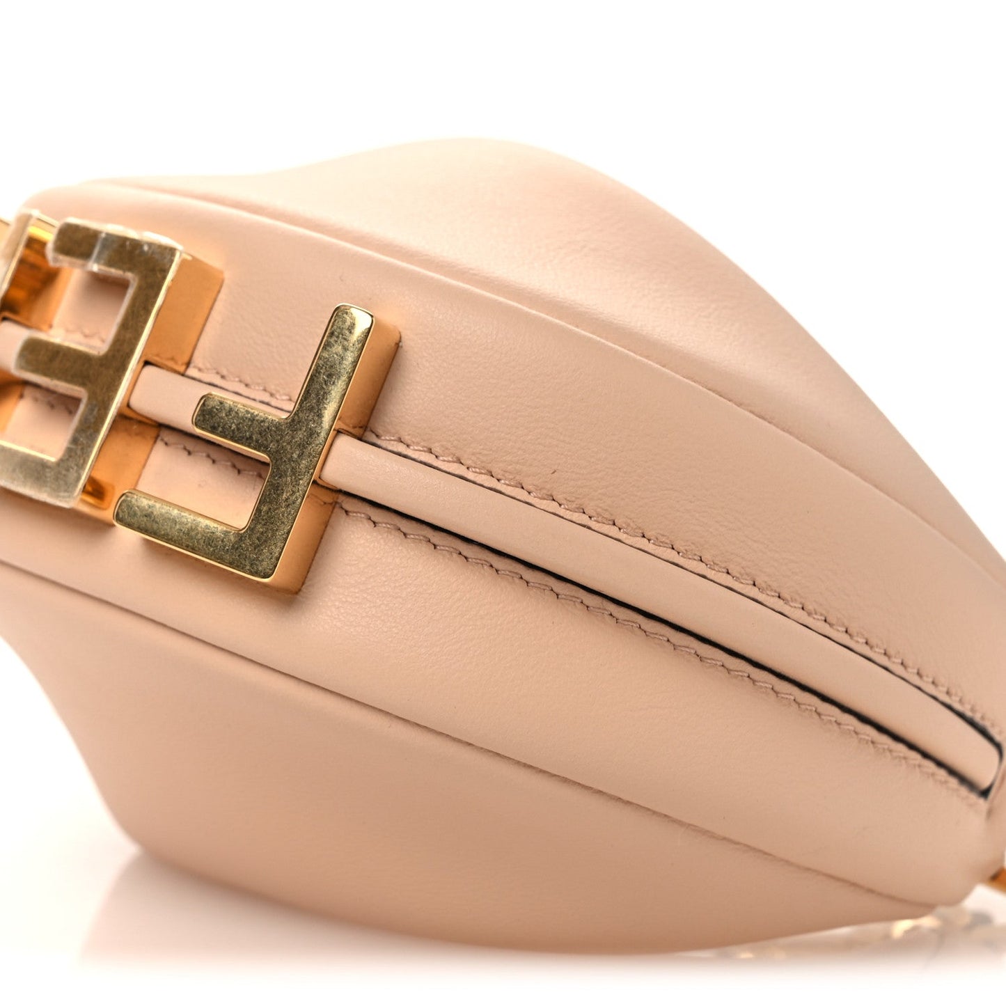 Vitello Grace Matte Nano Fendigraphy Hobo Charm Light Rose