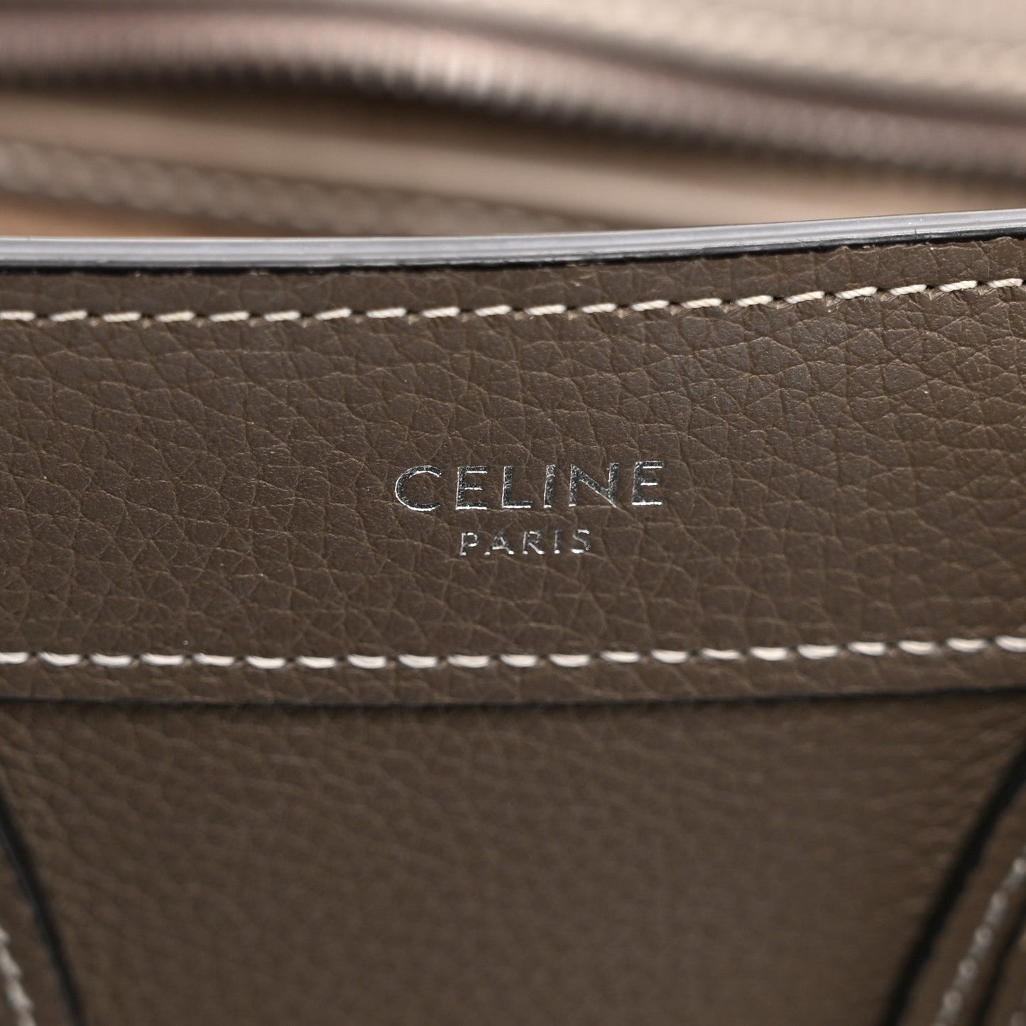 Drummed Calfskin Nano Luggage Souris