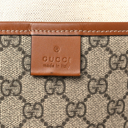GG Plus Monogram Medium Signature Web Loop Tote Brown