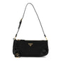 Re-Nylon Spazzolato Re-Edition 2002 Shoulder Bag Black