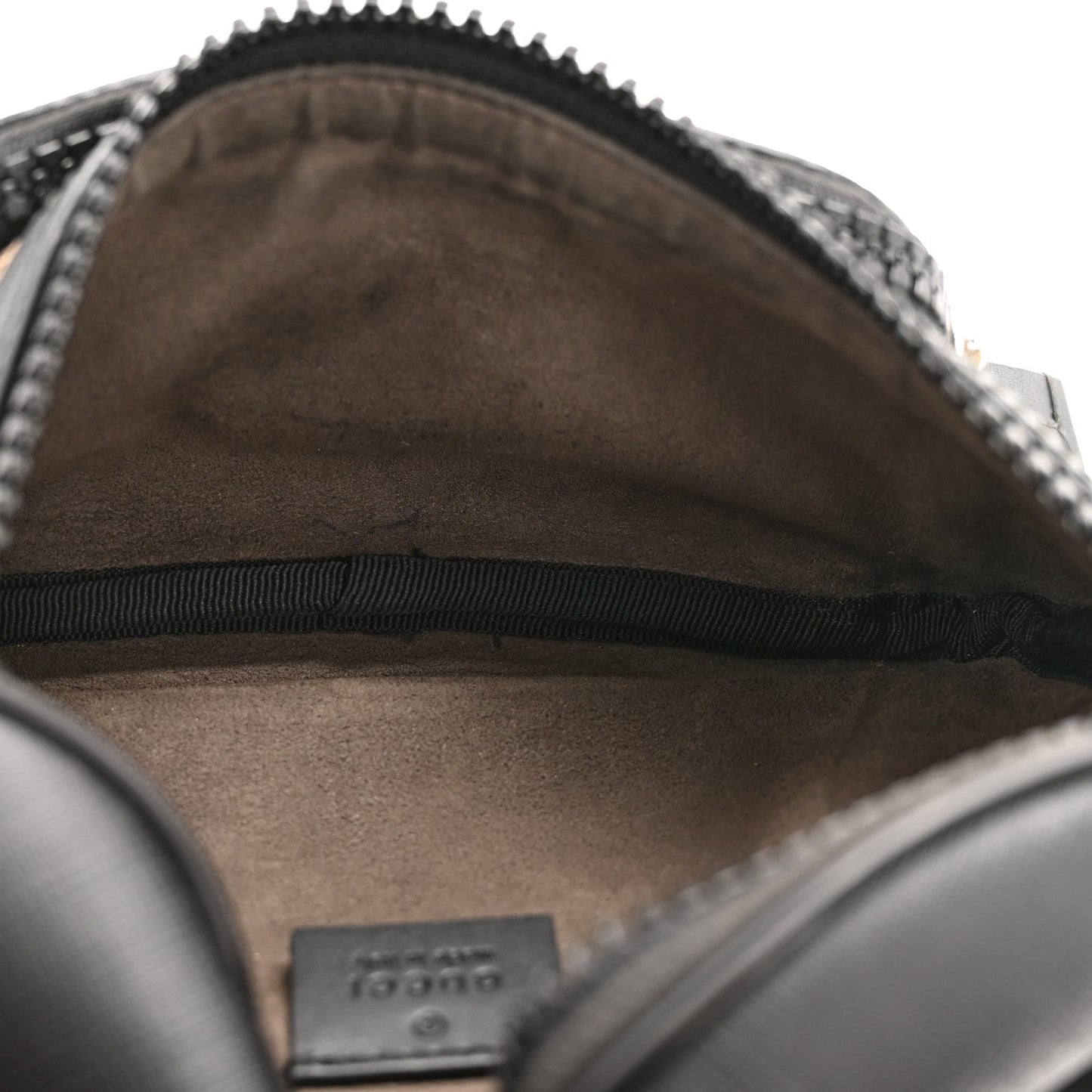 GG Supreme Monogram Belt Bag Black