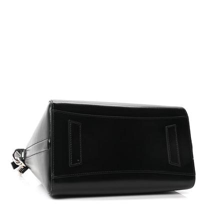 Shiny Lord Calfskin Small Antigona Black
