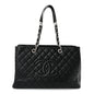 Caviar Quilted XL Grand Shopping Tote GST Black