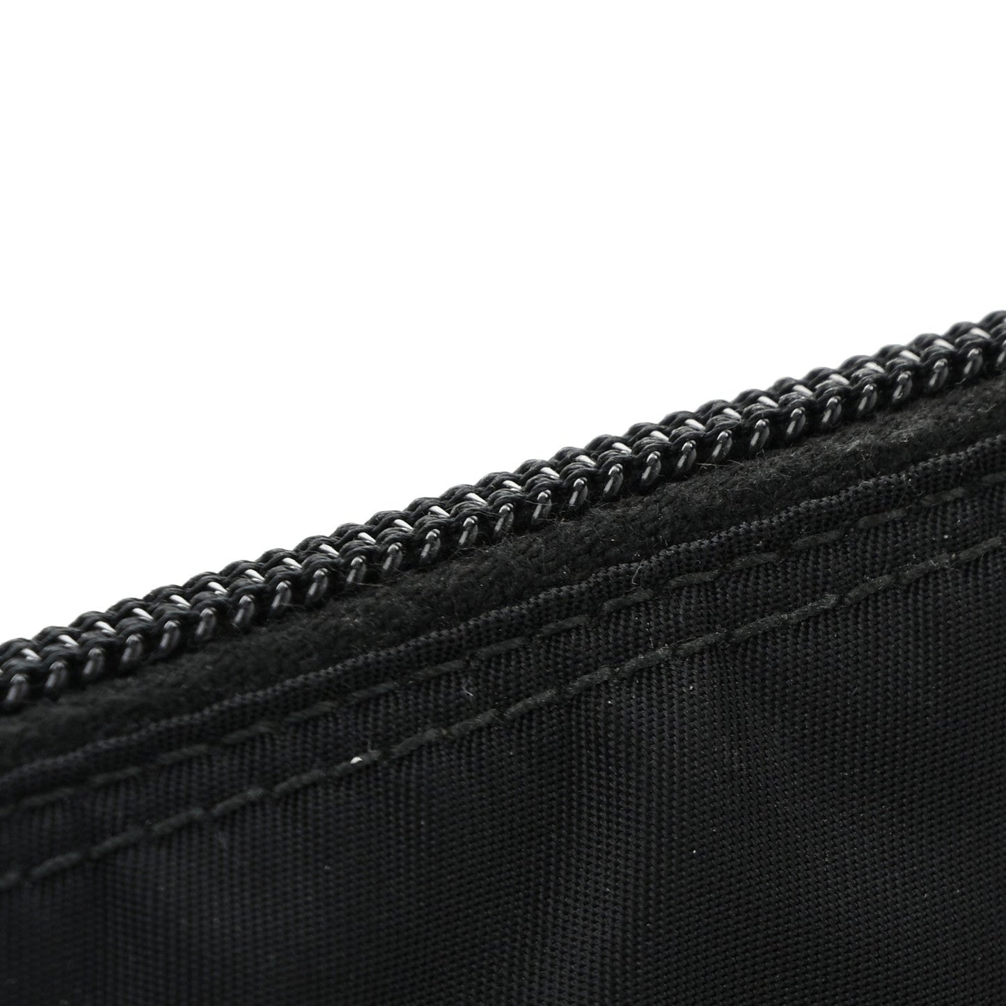Tessuto Nylon Saffiano Flat Messenger Bag Black