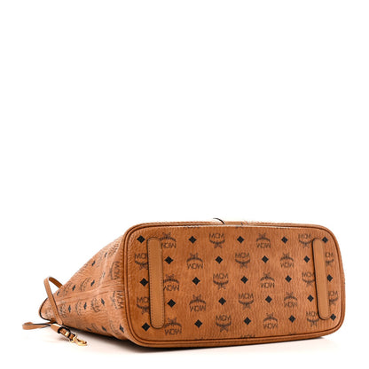 Visetos Medium Liz Reversible Shopper Tote Cognac