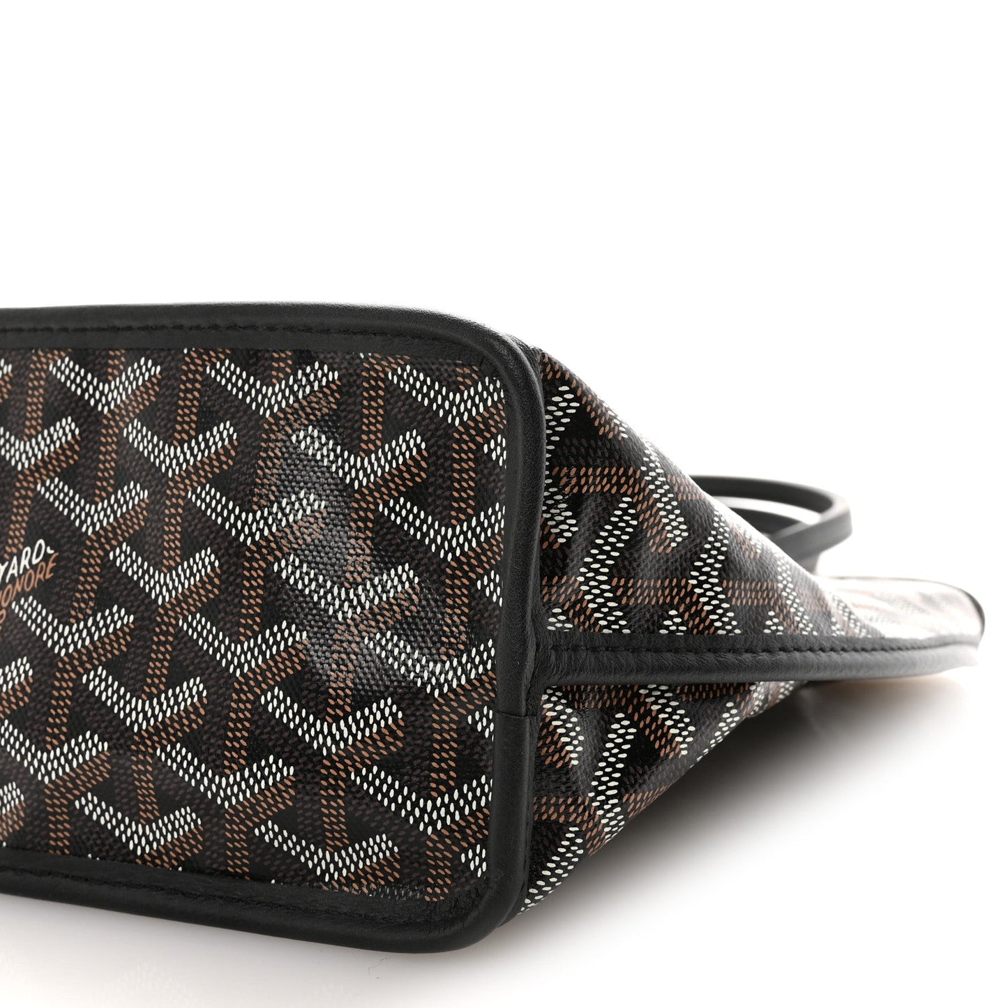 Goyardine Reversible Mini Anjou Black
