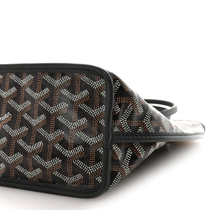 Goyardine Reversible Mini Anjou Black