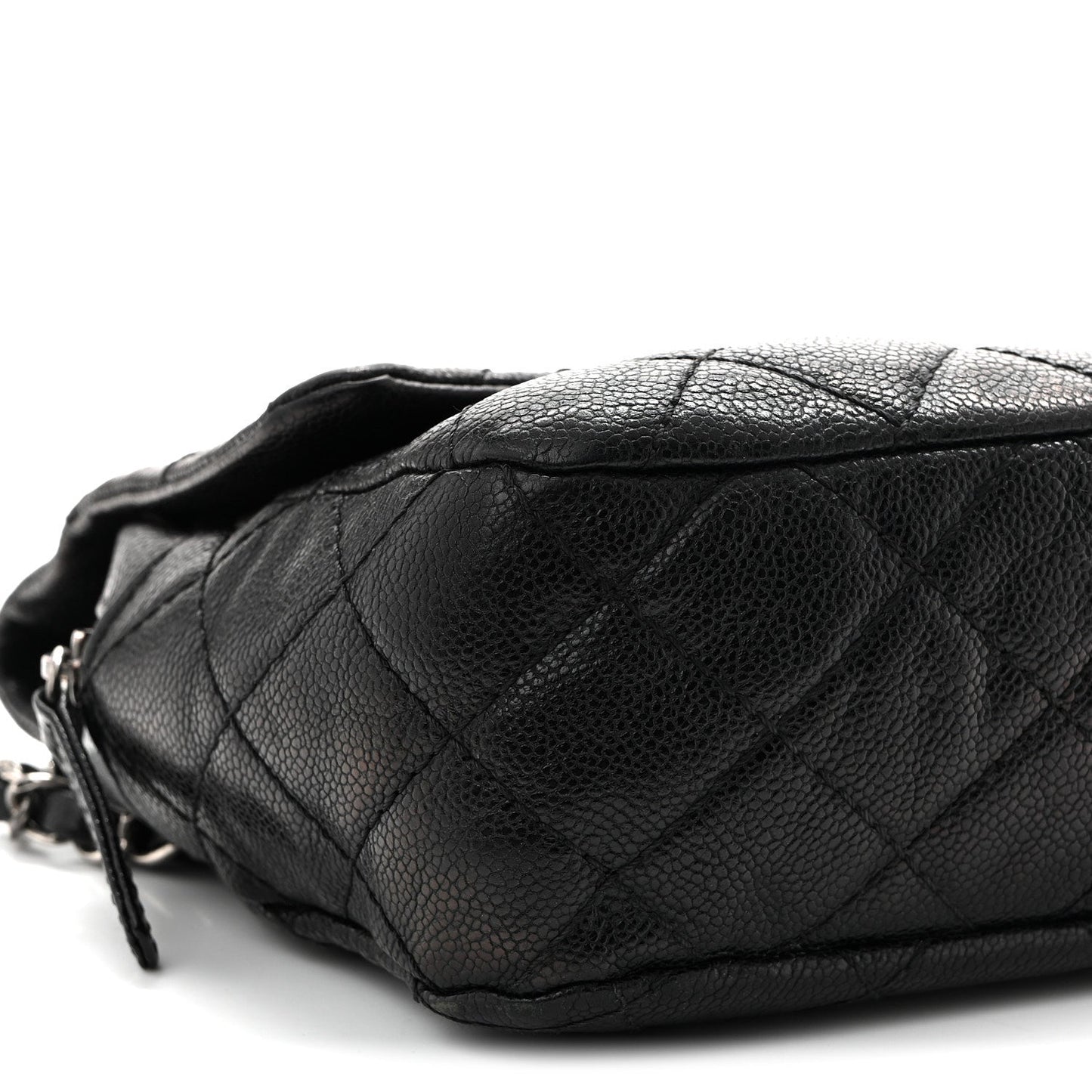 Caviar Quilted Jumbo Easy Flap Black