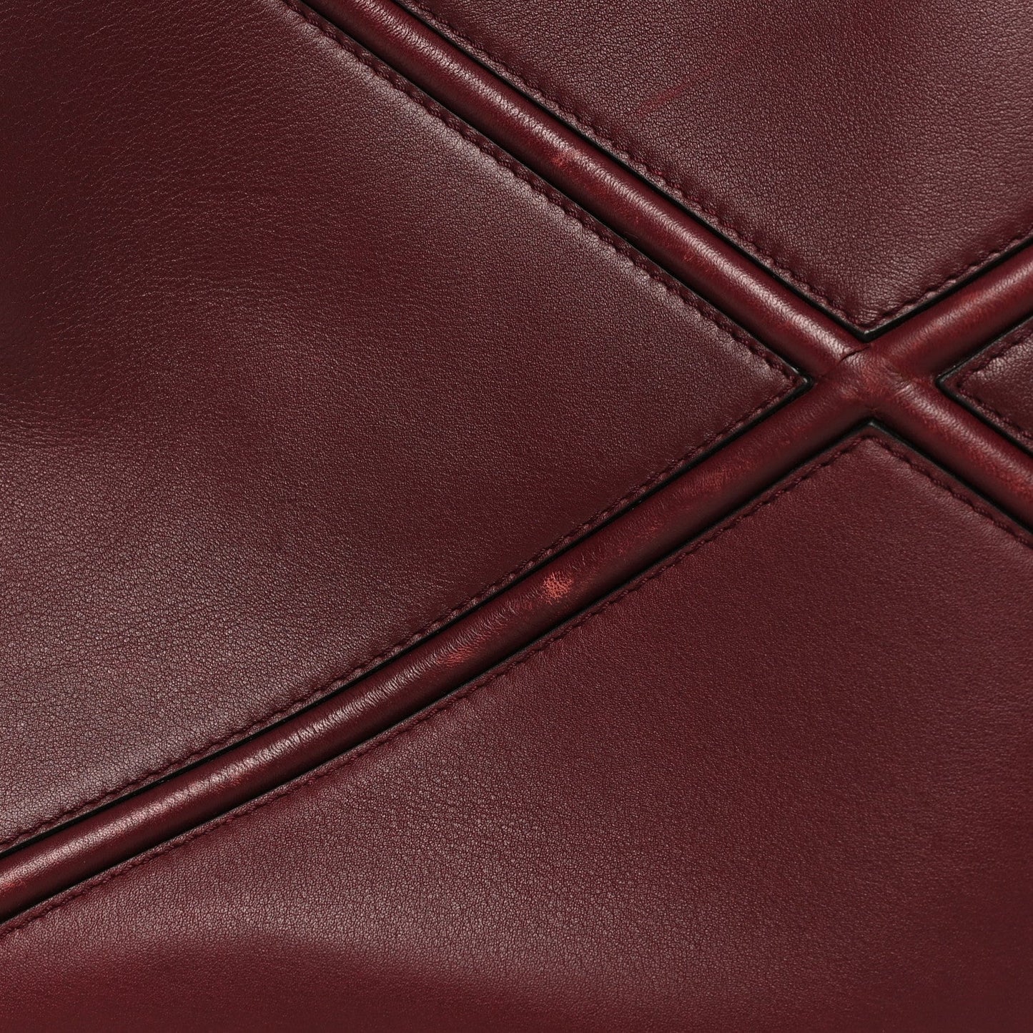 Calfskin Travel Bag Burgundy
