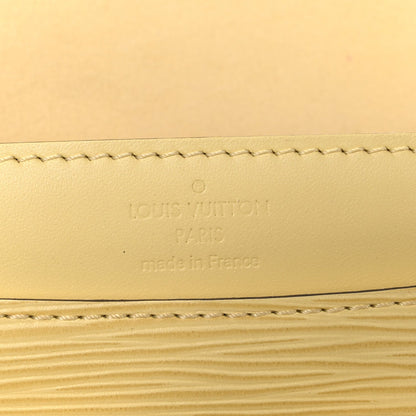 Epi Louise Strap PM Jaune Pale