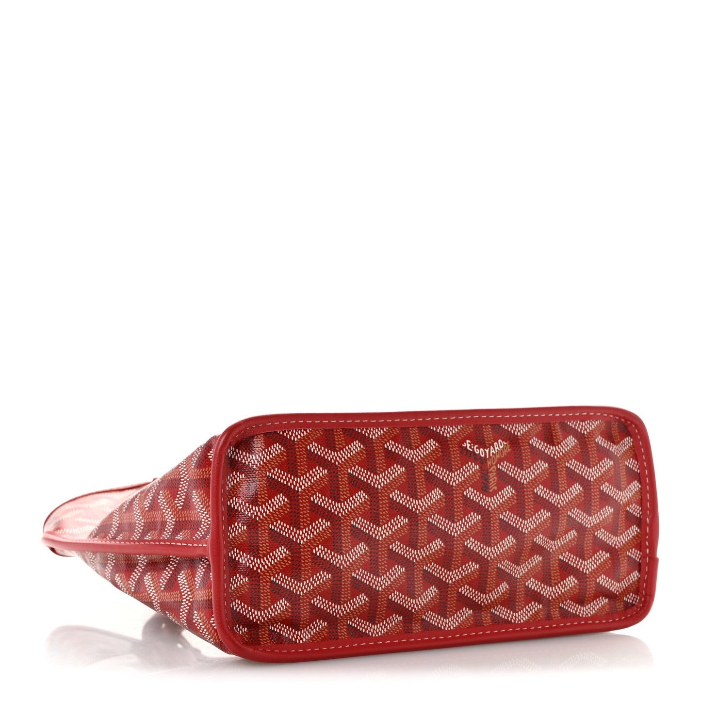 Goyardine Reversible Mini Anjou Red