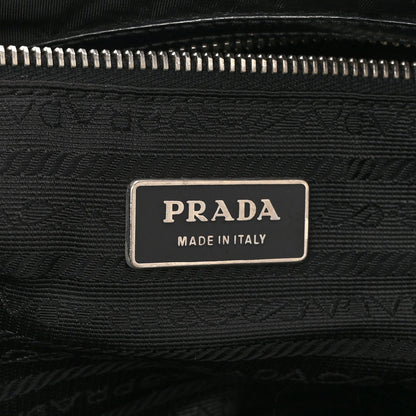 Tessuto Nylon Saffiano Tote Black