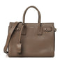 Grained Calfskin Baby Sac De Jour Souple Taupe