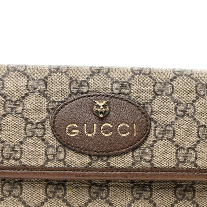 GG Supreme Monogram Neo Vintage Web Belt Bag Brown