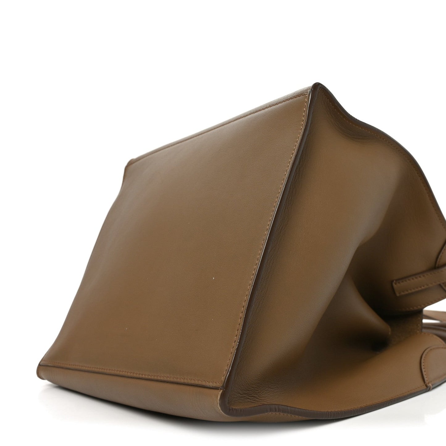Supple Grained Calfskin Small Big Bag Light Taupe