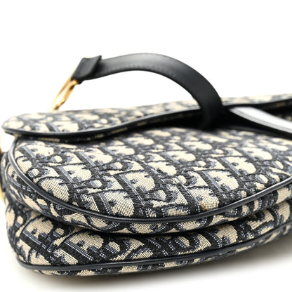 Oblique Saddle Bag Blue