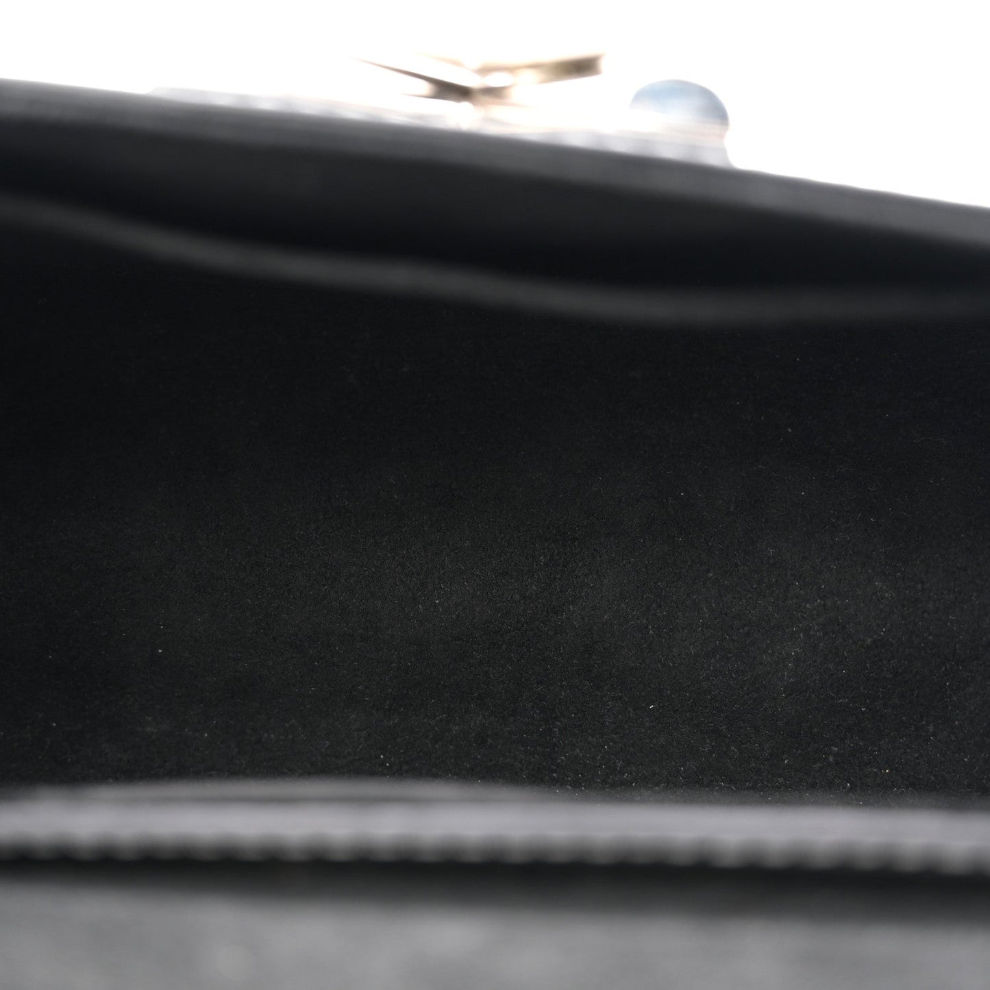 Calfskin Monogram Spaceship Embossed Twist Shoulder Bag PM Argent