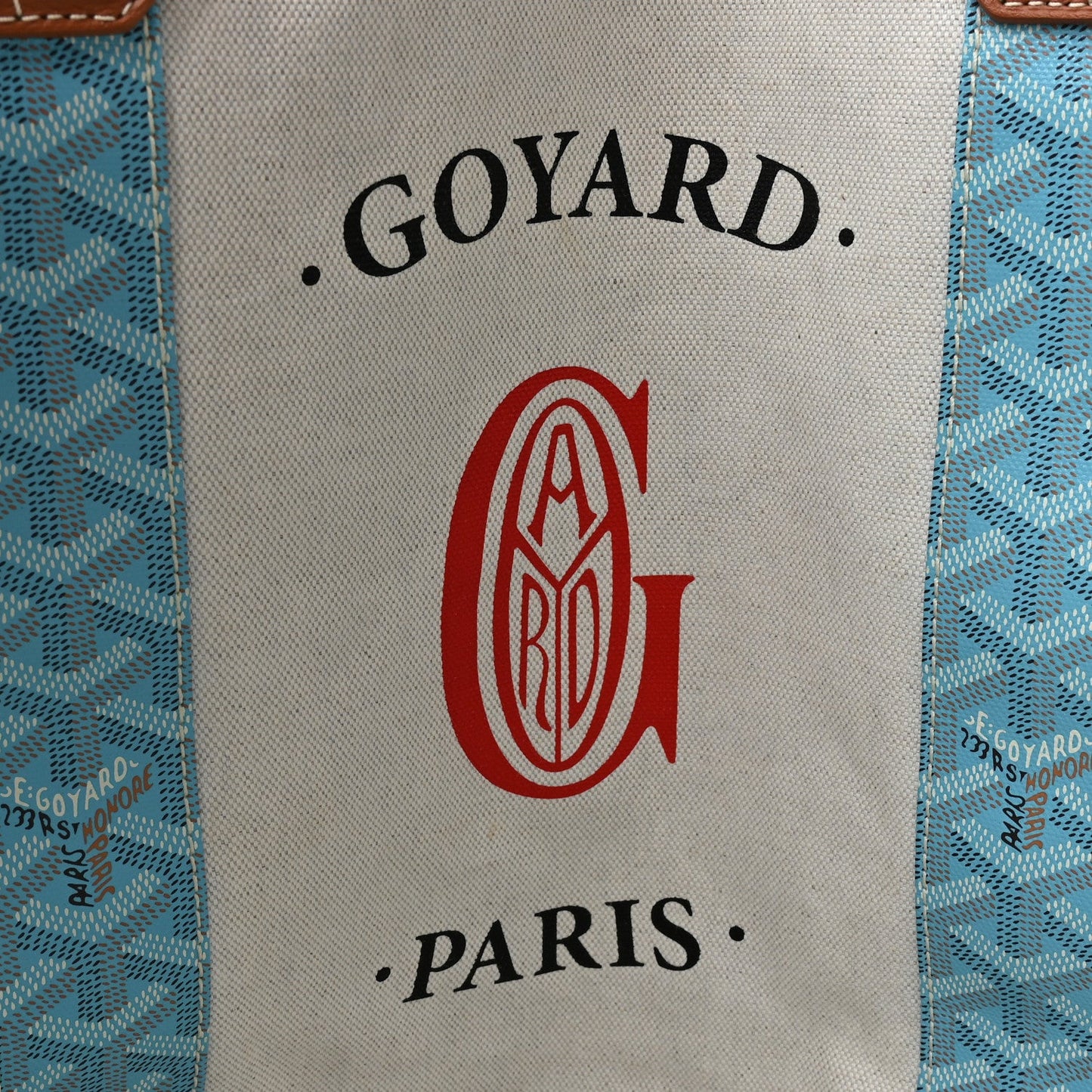 Goyardine Reversible Belharra Light Blue