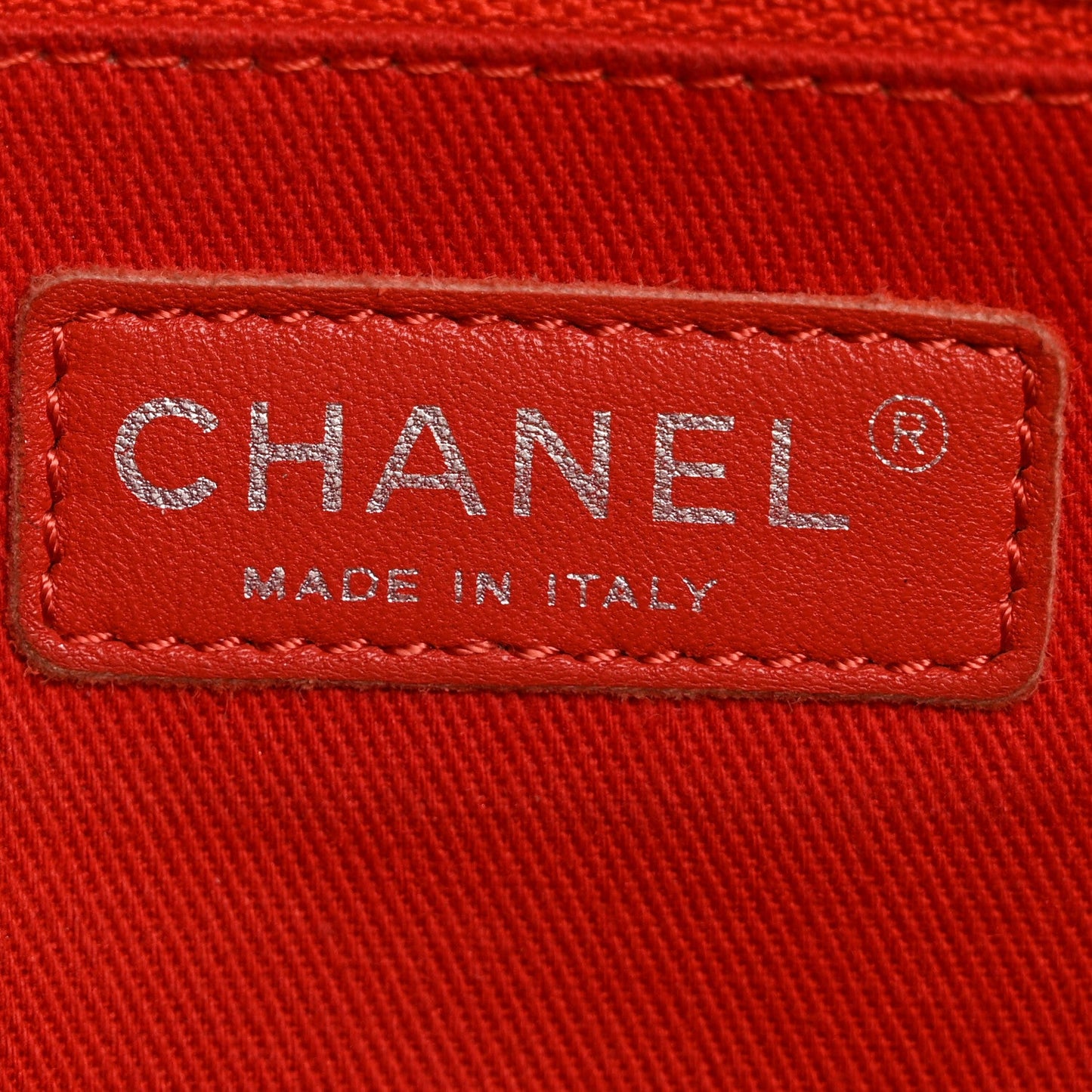 Perforated Calfskin Large Up In The Air Flap Red