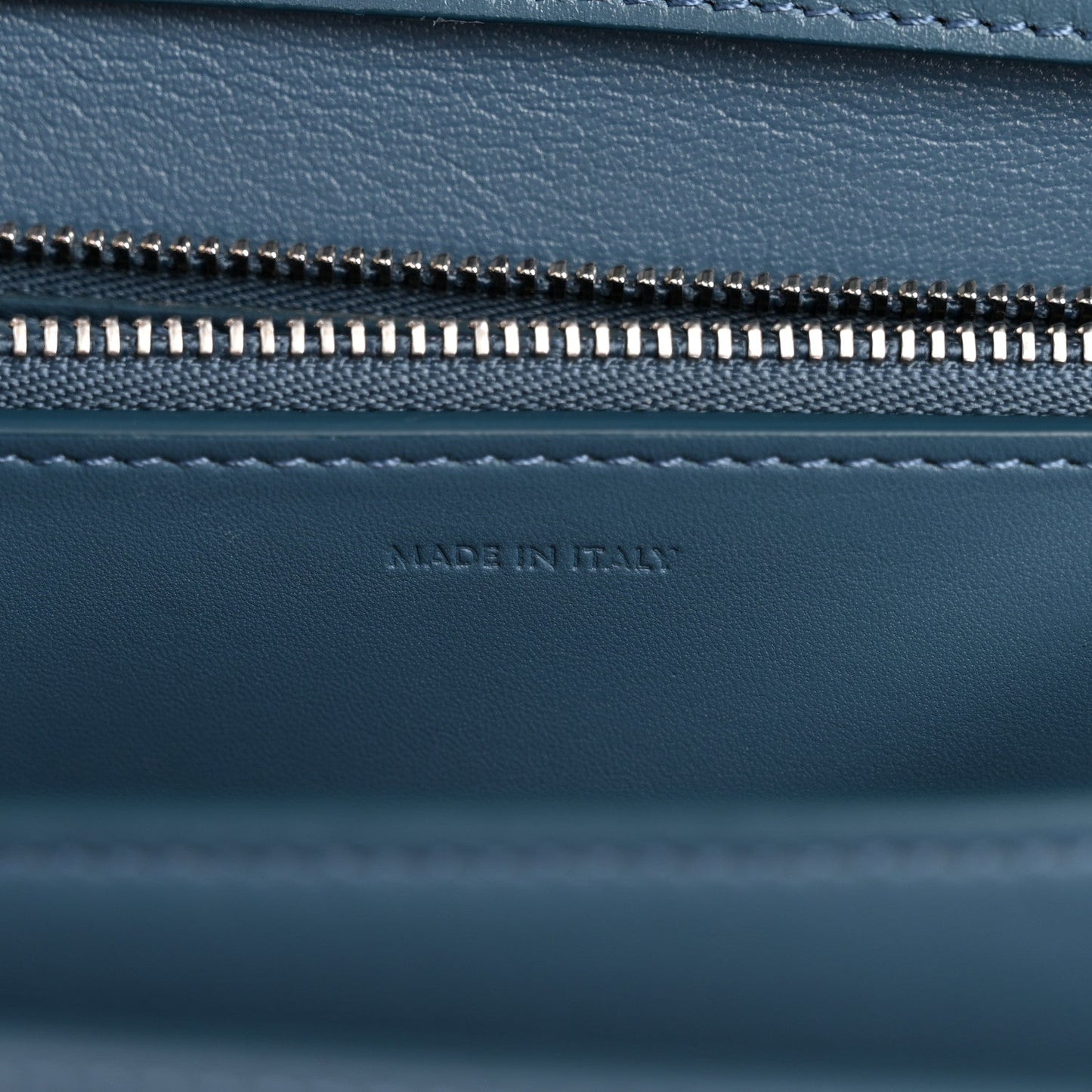 Box Calfskin Medium Classic Box Flap Bag Slate Blue