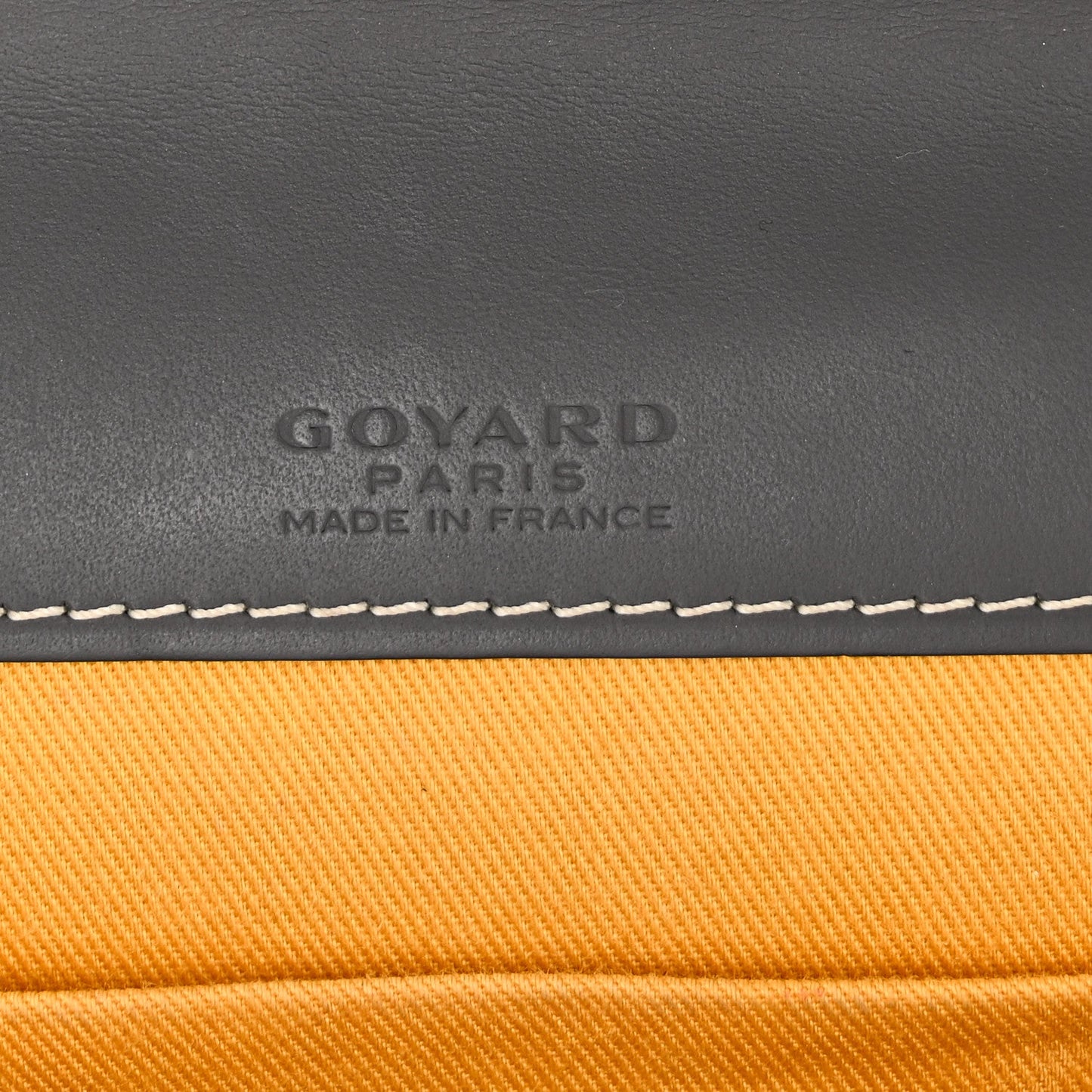 Goyardine Monte Carlo Bois Clutch With Strap Gray
