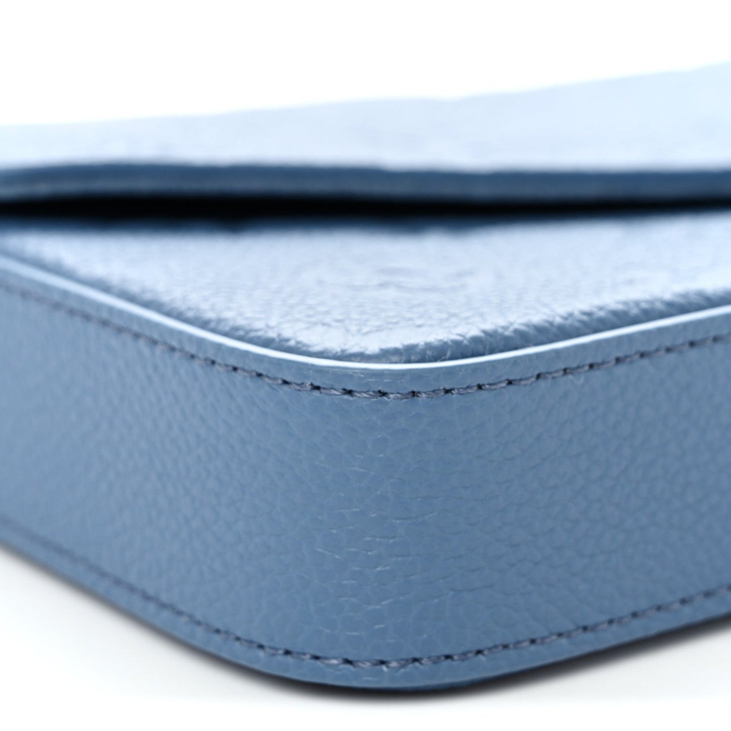 Empreinte Pochette Felicie Chain Wallet Blue Jean