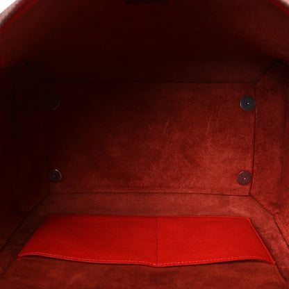 Grained Calfskin Mini Belt Bag Vermillion