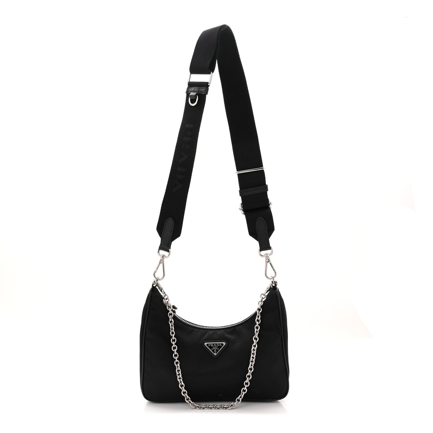 Nylon Re-Edition 2005 Shoulder Bag Black