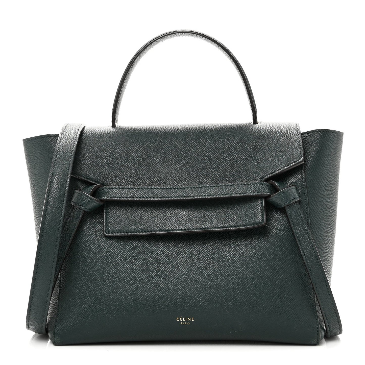 Grained Calfskin Micro Belt Bag Amazone