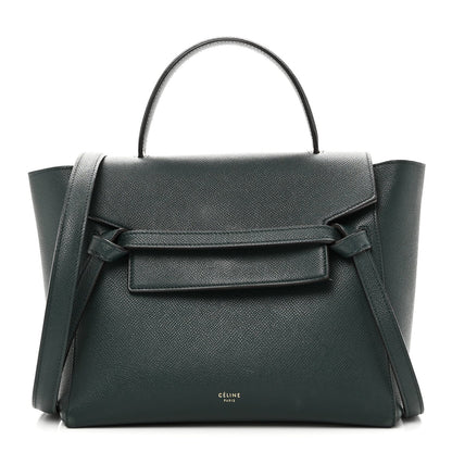 Grained Calfskin Micro Belt Bag Amazone