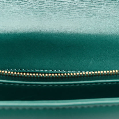 Calfskin Serpenti Forever Shoulder Bag Emerald Green