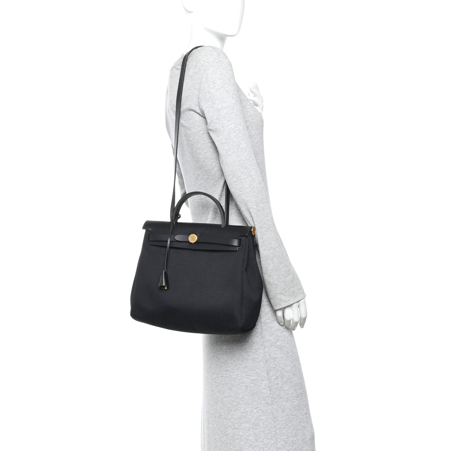 Military Toile Vache Hunter Herbag Zip Retourne 31 PM Bleu Marine Black