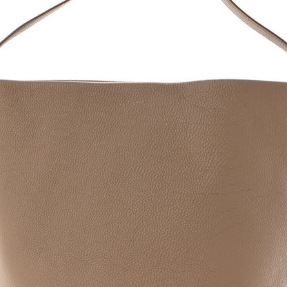 Grained Calfskin Large N/S Park Tote Dark Taupe