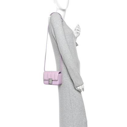 Patent 4G Small Padded Crossbody Bag Lilac