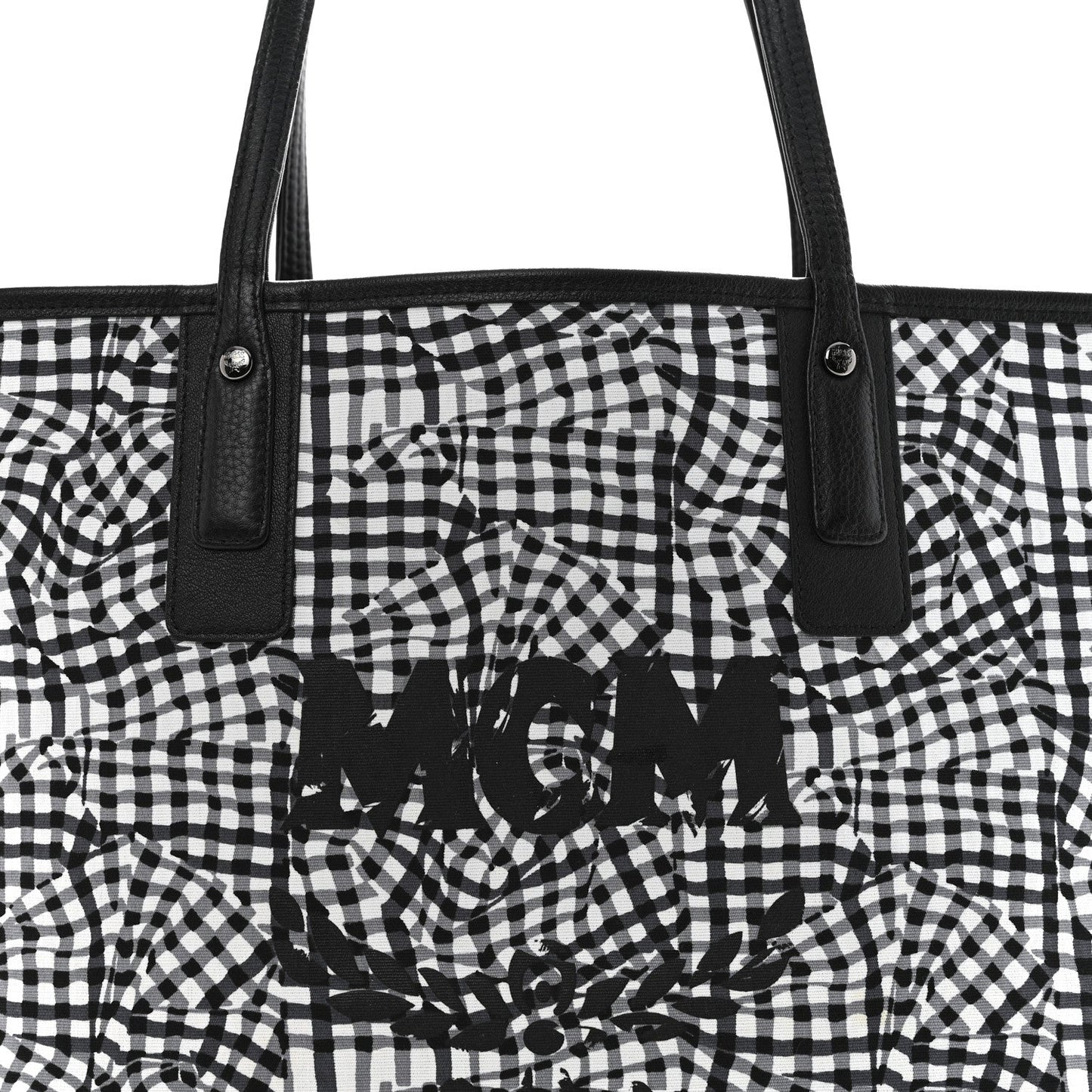 Visetos Medium Liz Reversible Shopper Tote Black