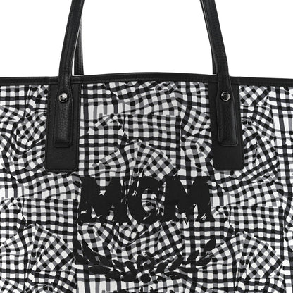 Visetos Medium Liz Reversible Shopper Tote Black