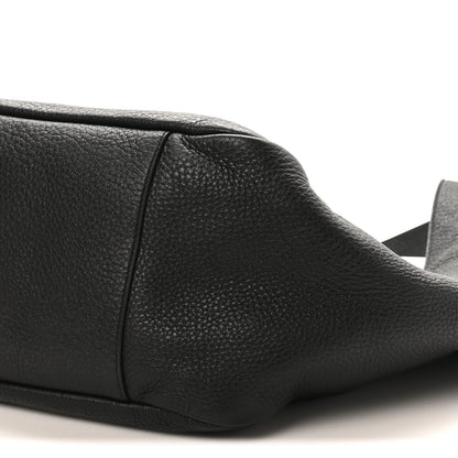 Grained Deerskin Bea Tote Black