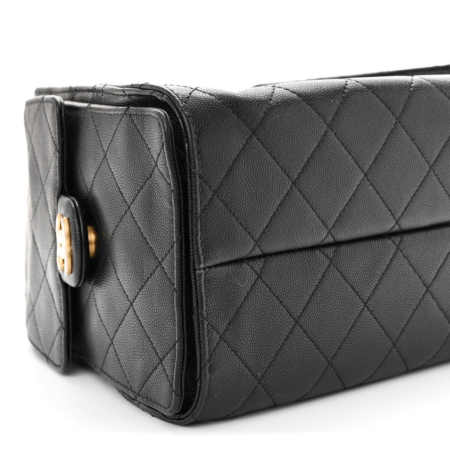 Caviar Quilted Small Chanel 25 Handbag Black